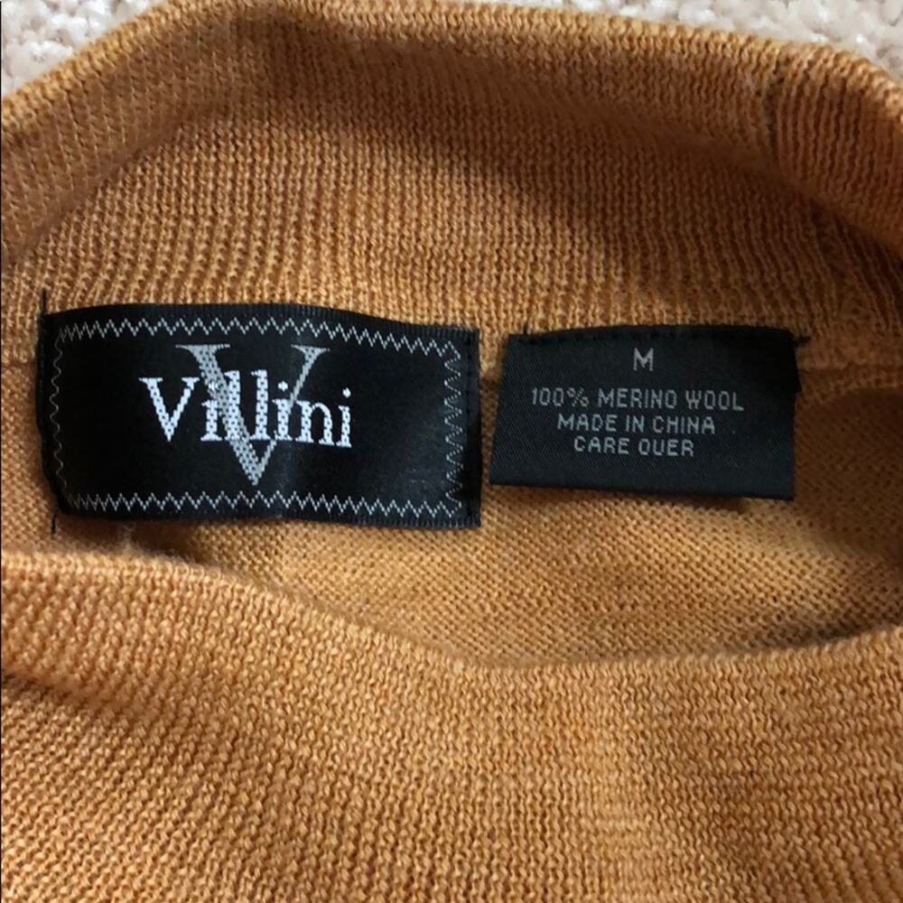 Villini - Mustard Merino Wool Sweater - Picture 6 of 6